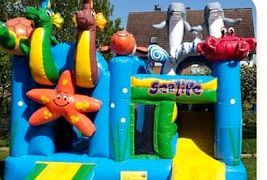 Hüpfburg Sea Life